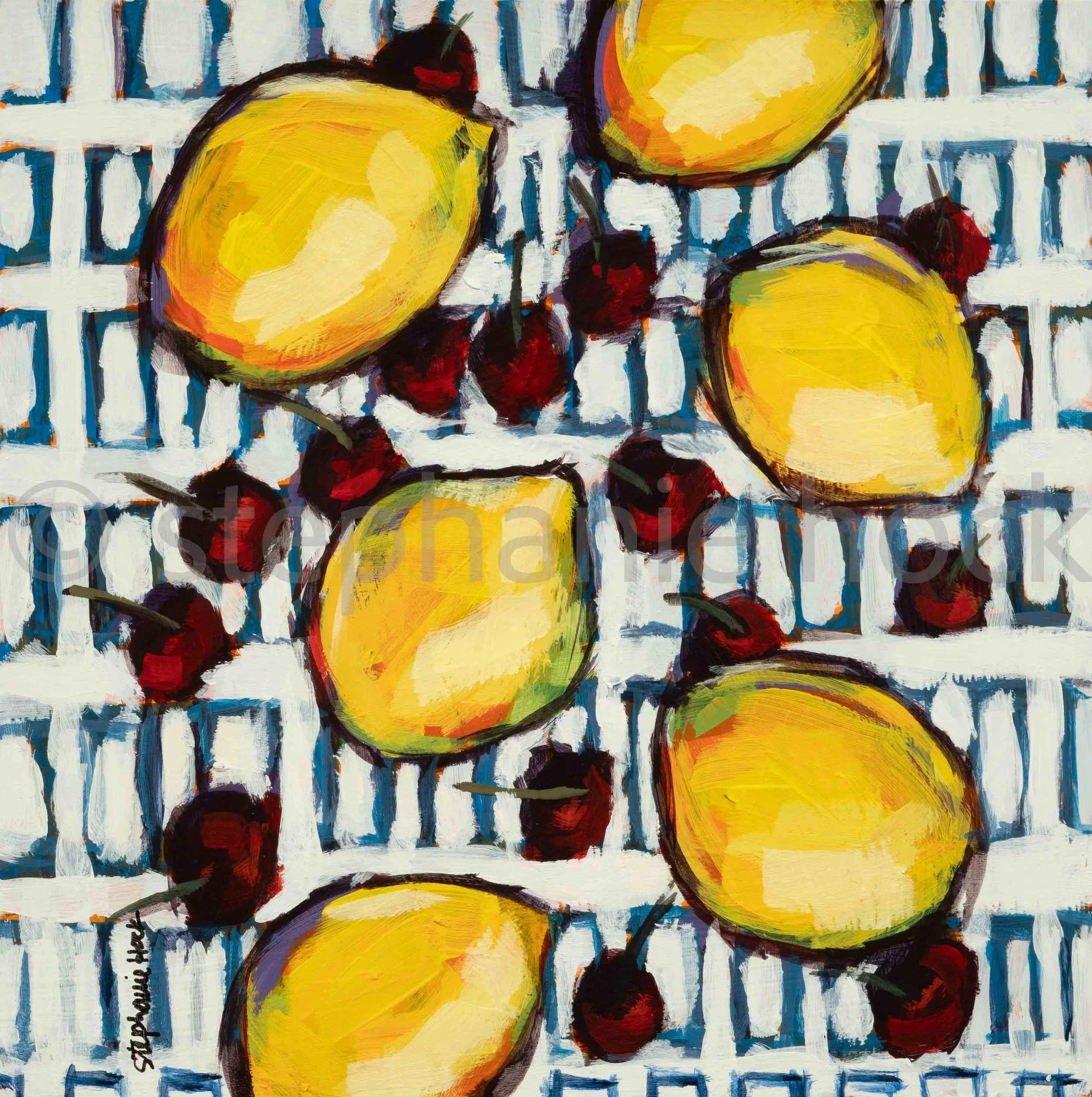 Red Cherries — Stephanie Hock Fine Art